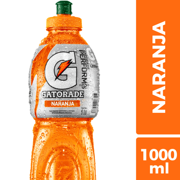 Bebida Isotónica Gatorade Naranja 1 L