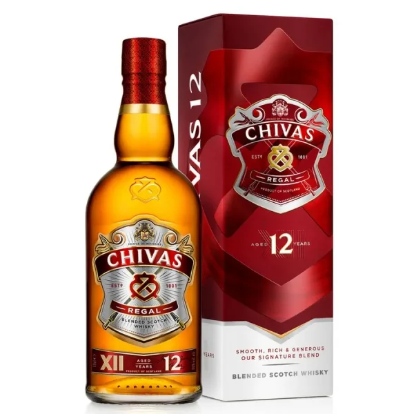 Whisky Chivas Regal 12años 40° 750 cc - Imagen 2