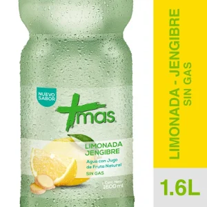 Agua Saborizada Mas Limonada Jengibre 1.6 L